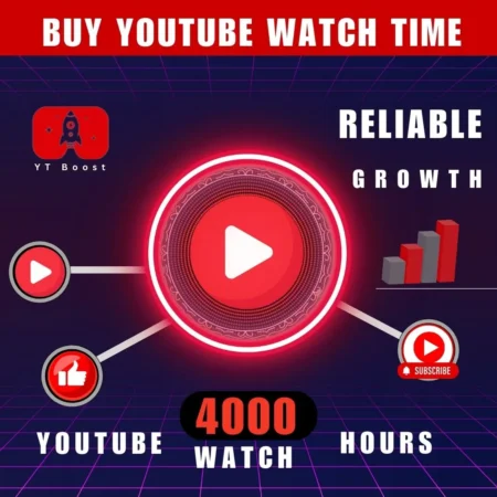 Buy youtbe watch time from Yt boost 