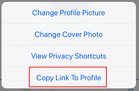 how to copy link to your fanpage