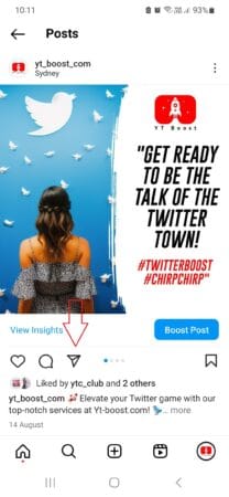 how to copy link to your post reels video on instagram yt boost