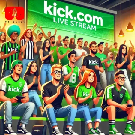 Kick live stream viewers form yt boost
