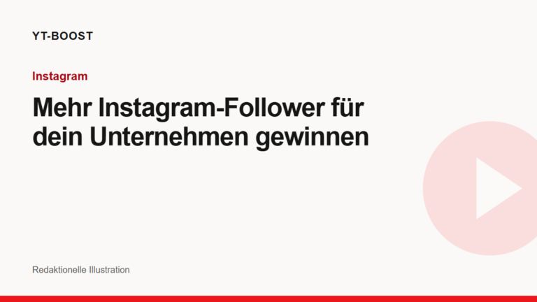 Redaktionelle Illustration: Mehr Instagram-Follower für dein Unternehmen gewinnen