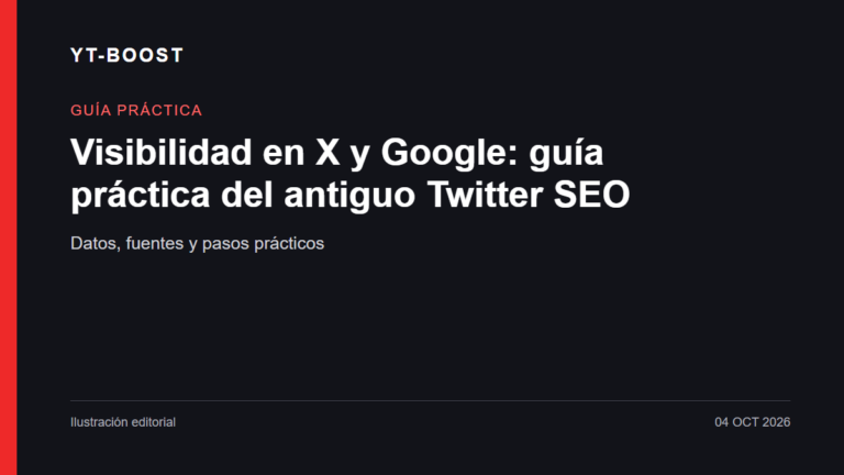 Ilustración editorial: Visibilidad en X y Google: guía práctica del antiguo Twitter SEO
